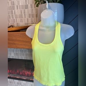 Lululemon Bright Yellow Swiftly Tech Racerback Tank Top 2.0- Size 4